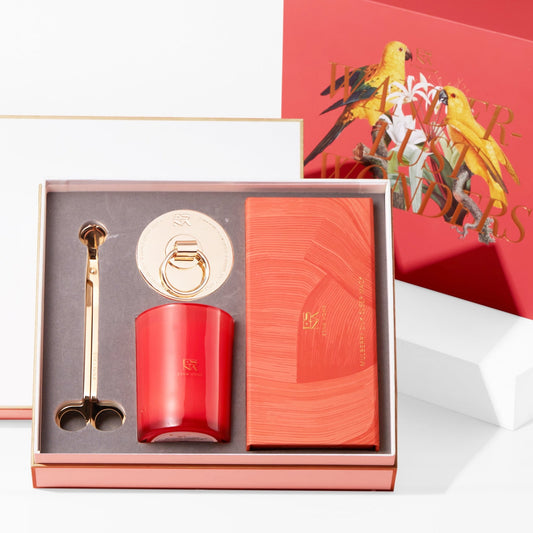 Luxury Scented Candle Set (Mango Mimosa) I 22 - Momme Mulberry Silk Eye Mask | Candle Scissors Cutter Sale price | | Relia Home