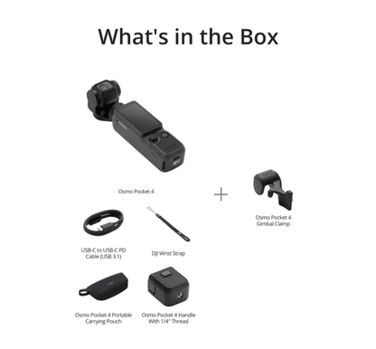 DJI Osmo Pocket 4 3-Axis Stabilized 4K Handheld Camera | | Relia Home