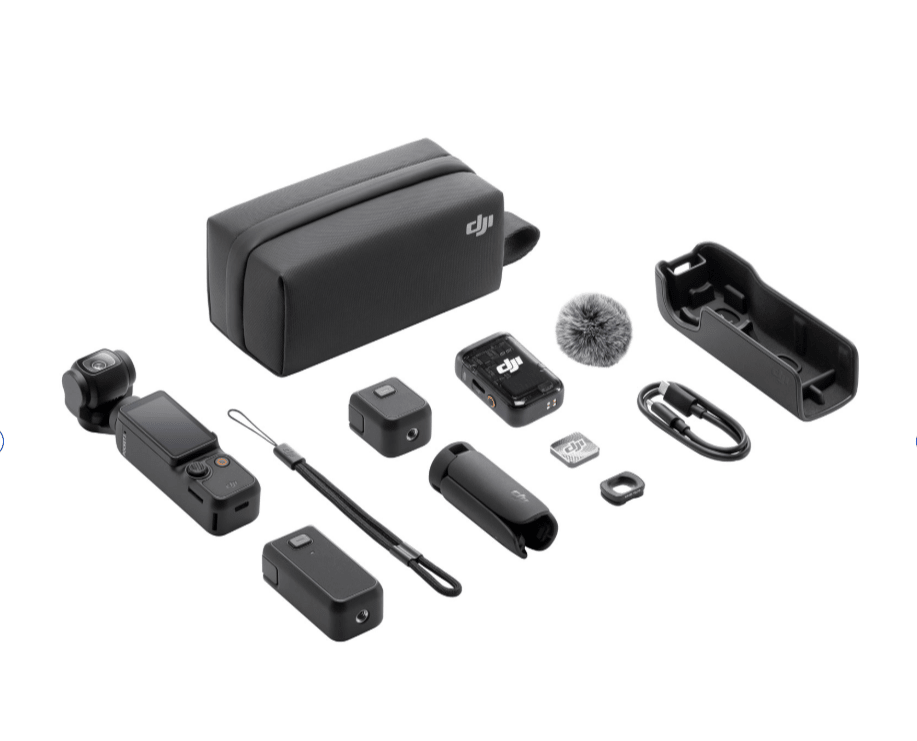 DJI Pocket 3 3-Axis Stabilized 4K Handheld Camera with Rotatable touchscreen and Accessories - Black | | Relia Home