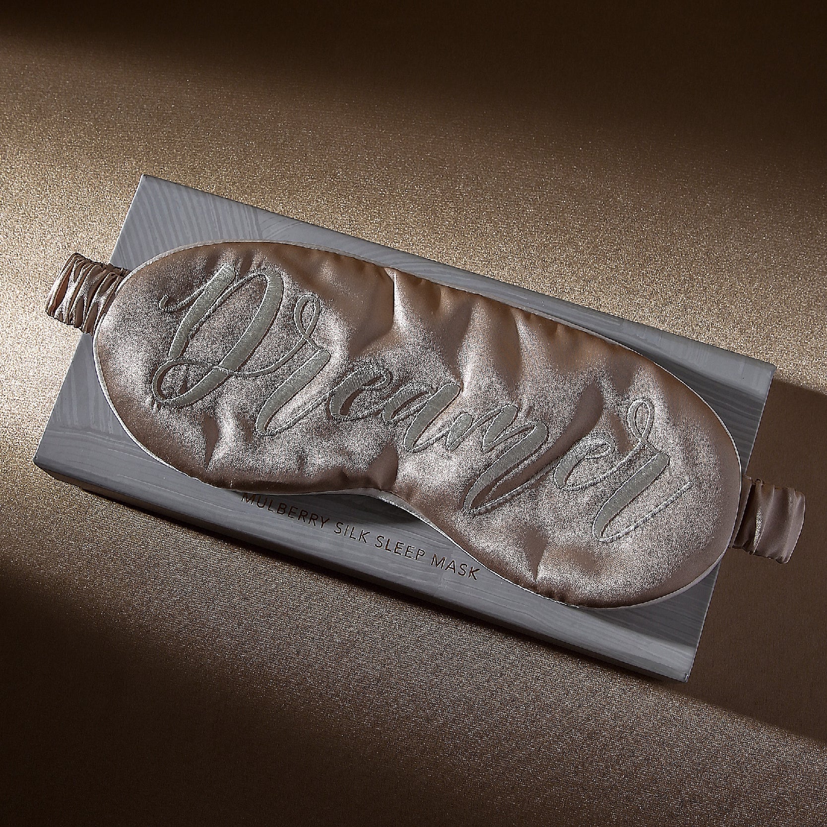 Dreamer White 22 - Momme Mulberry Silk | Eye Mask | Home Décor | Relia Home
