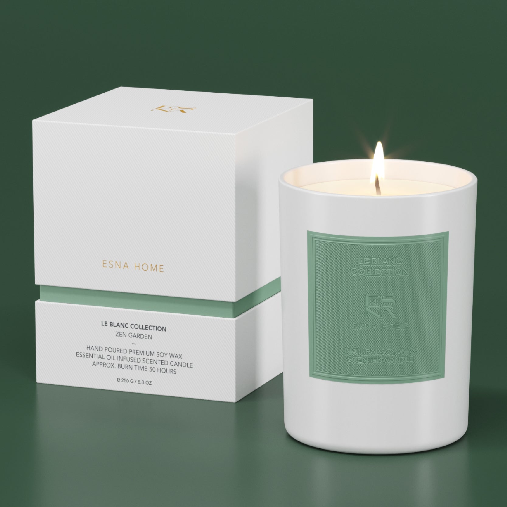Zen Garden Scented Candle | Le Blanc Collection | | Relia Home