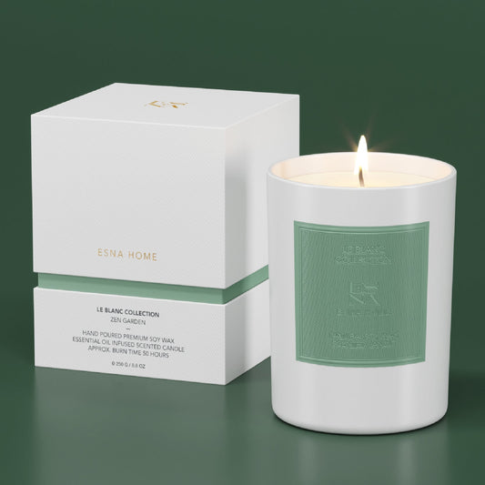Zen Garden Scented Candle | Le Blanc Collection | | Relia Home
